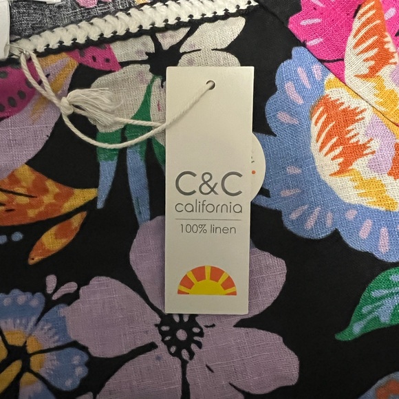 NWT C&C linen top - Picture 3 of 8